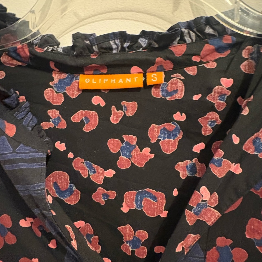 Oliphant Black and Pink Floral Dress - Picture 2 of 3